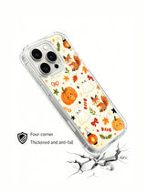 Promotional render of Happy Halloween Forest Friends phone case.