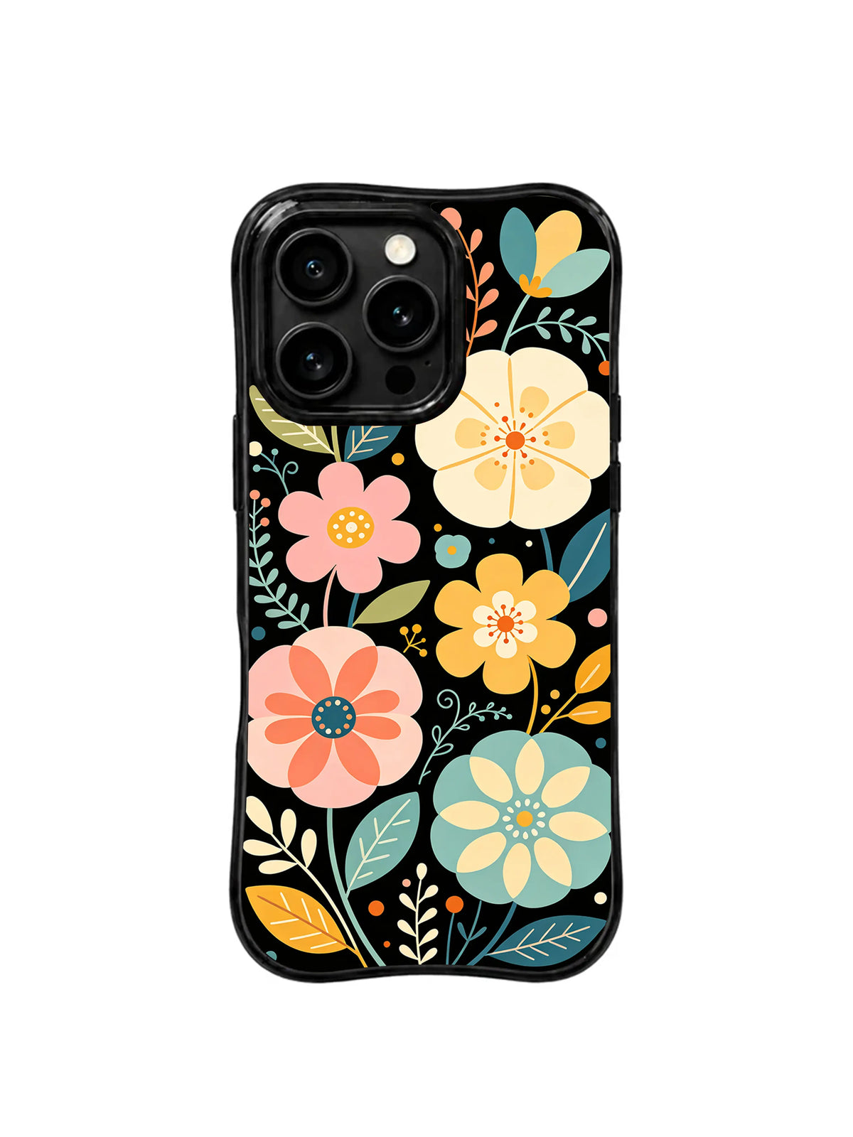 Happy Meadow Chorus pattern iPhone 15 Pro case