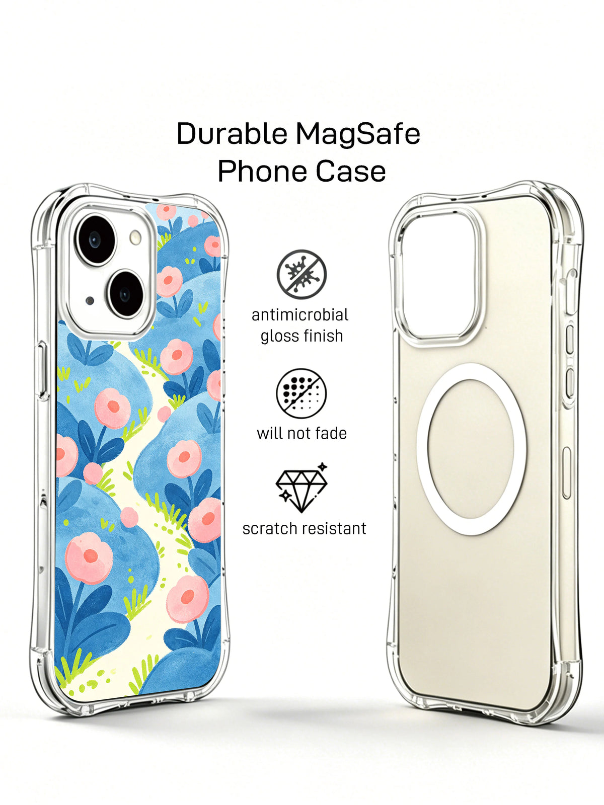 Happy Meadow Friends MagSafe iPhone 14 case