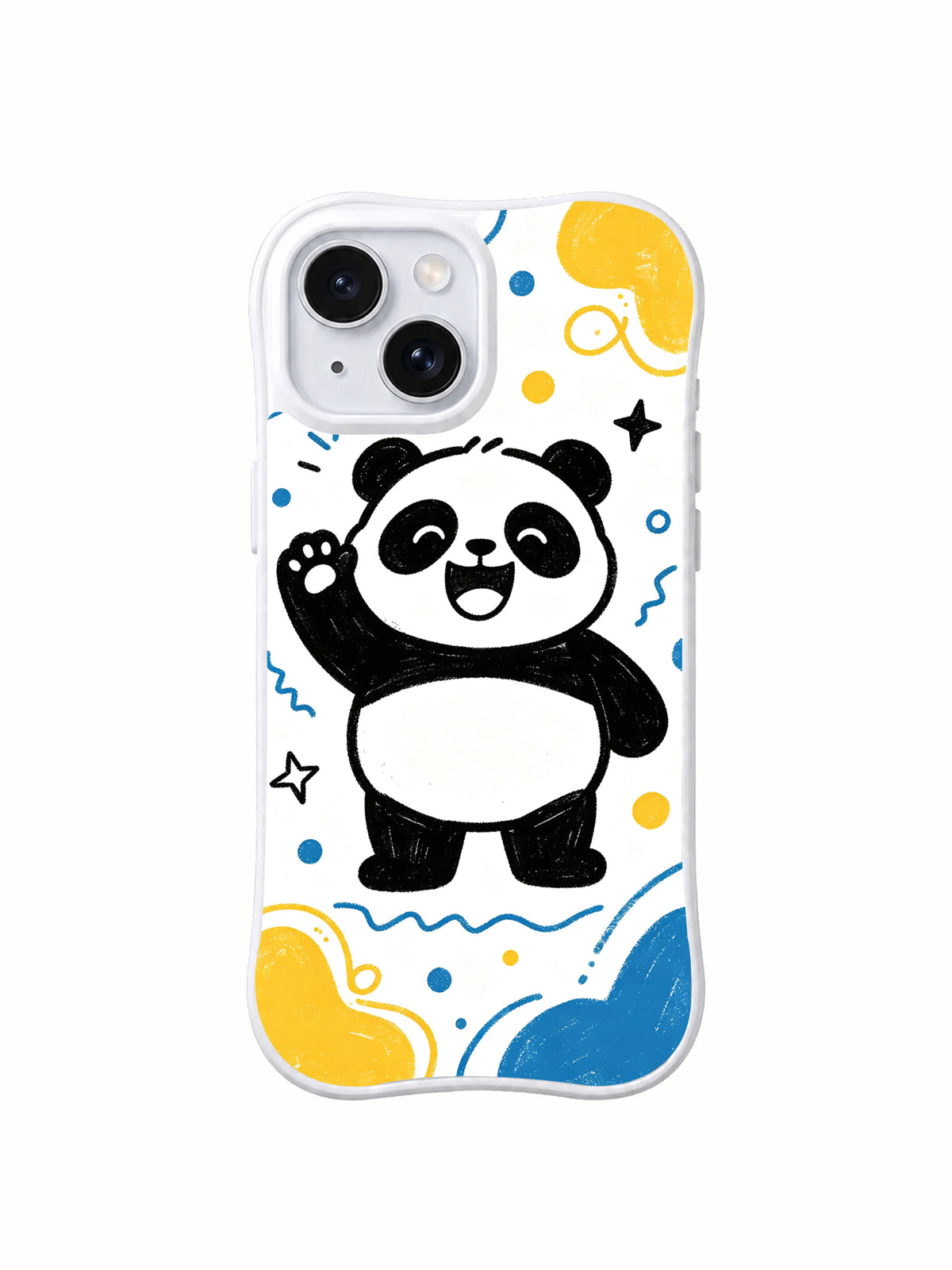 Happy Panda Energy iPhone 13 case lifestyle commerce view 1