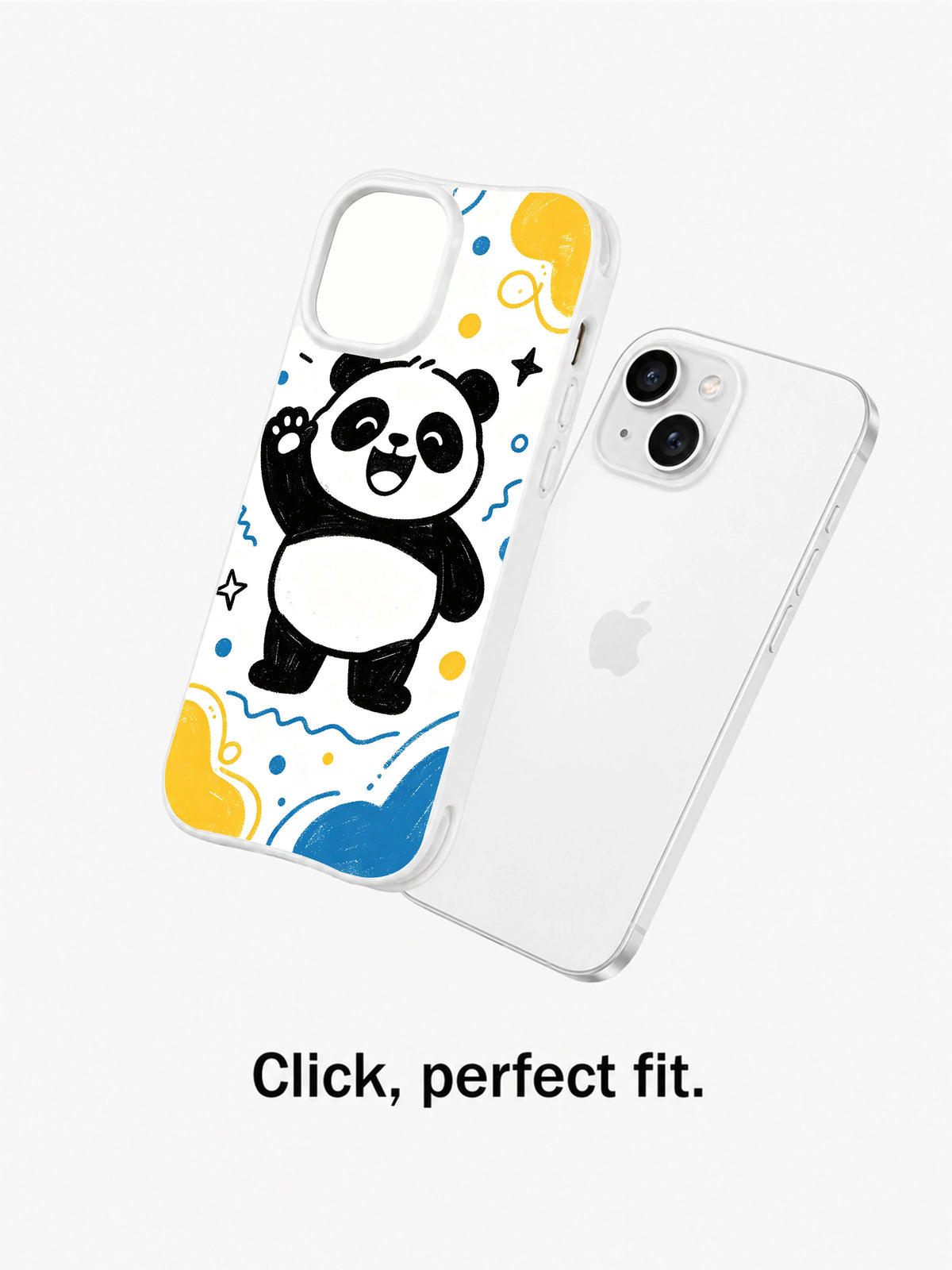 Happy Panda Energy iPhone 13 case lifestyle commerce view 4