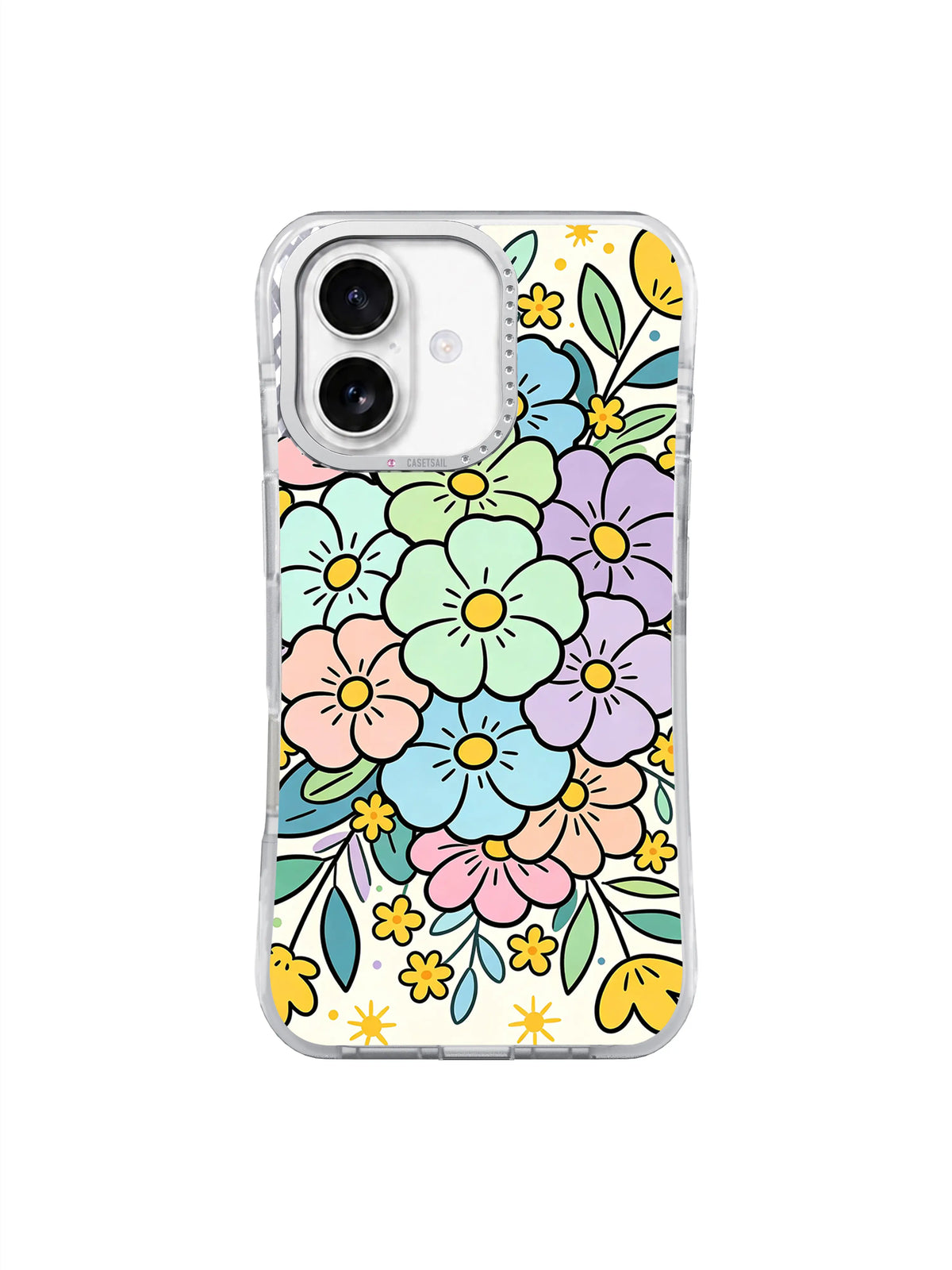 Pastel Daisy Parade iPhone 17 case