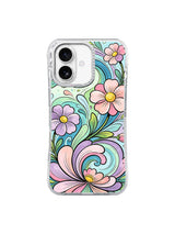 Rainbow Swirl Garden iPhone 17 case