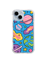 Cosmic Orbit Party pattern iPhone 14 case