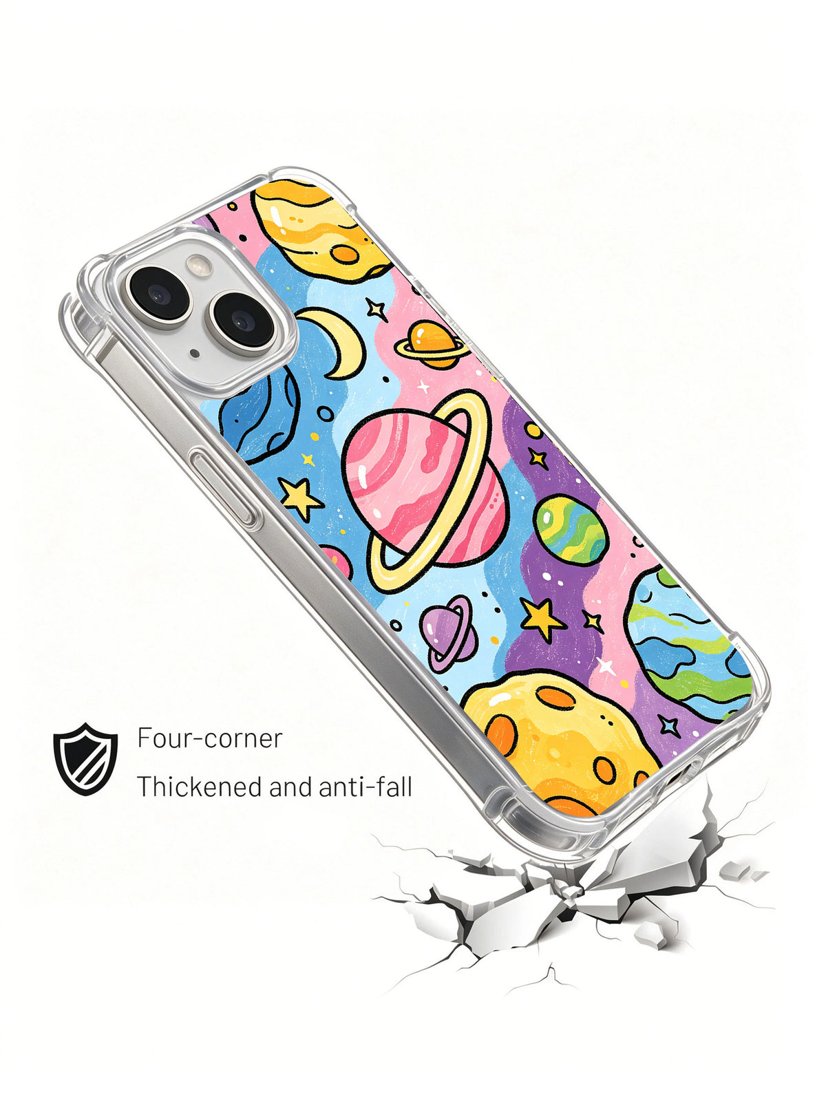 Happy Planet iPhone 14 case corner protection
