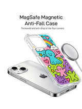 Happy Rainbow Soul iPhone 14 case magnetic accessory view
