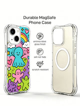 Happy Rainbow Soul iPhone 14 case MagSafe detail