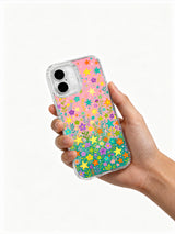 Product or handheld view of the Happy Star Flower Field case