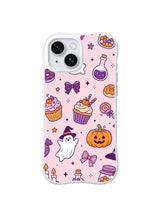 Potion Cupcake Ghost Feast pattern with cupcakes lollipops pumpkins and witch ghosts