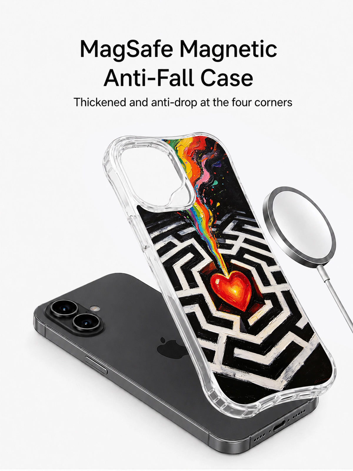 Heart Beyond the Maze phone case side view