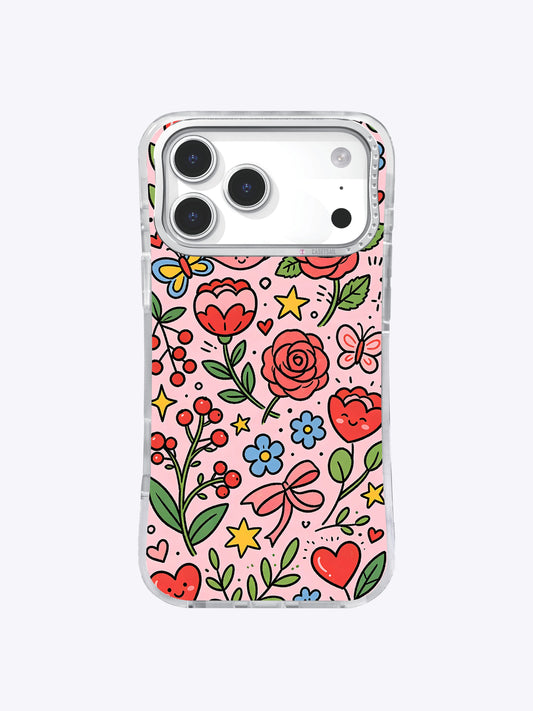 Heart Botanical Love Garden artwork gallery view 1 on an iPhone case