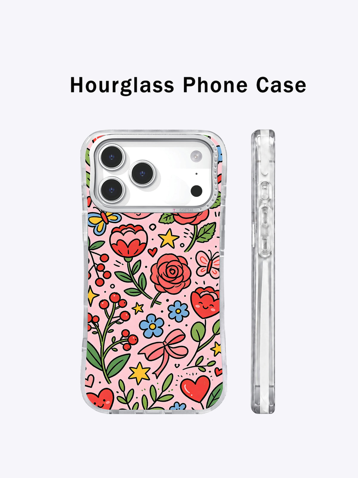 Heart Botanical Love Garden artwork gallery view 2 on an iPhone case