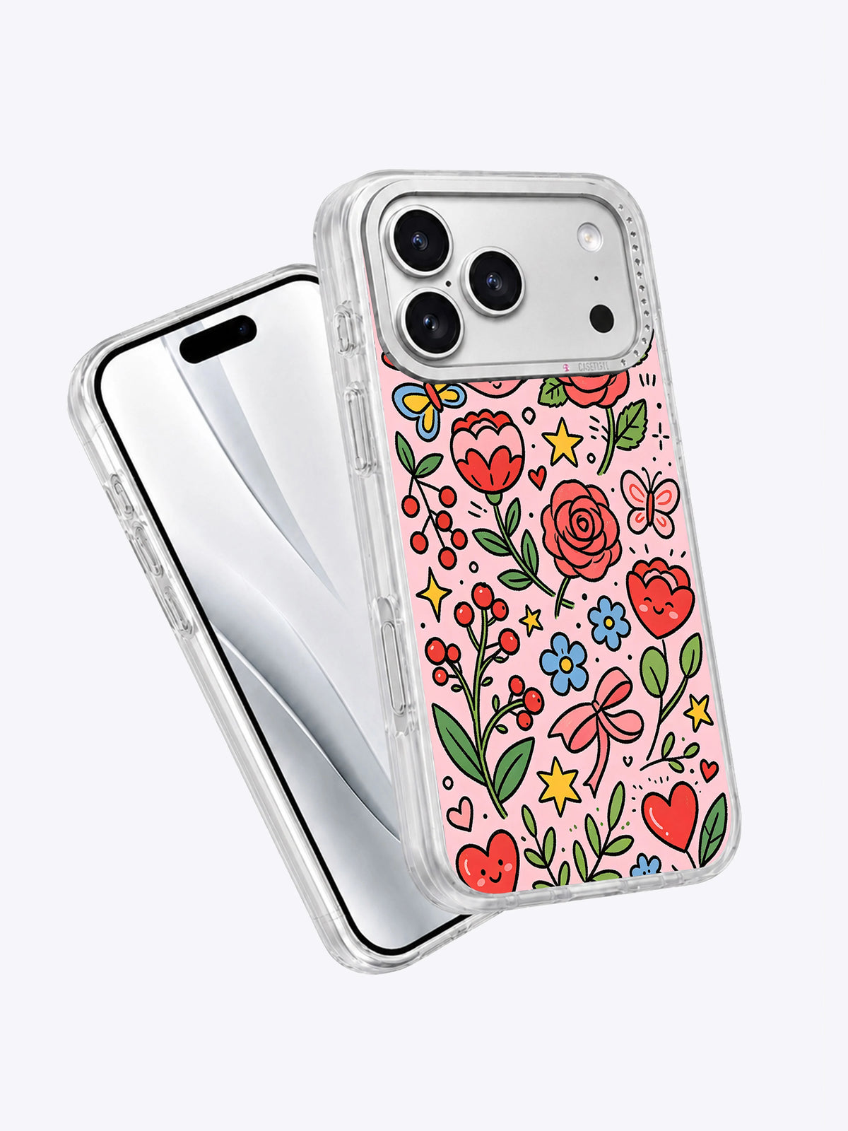 Heart Botanical Love Garden artwork gallery view 3 on an iPhone case