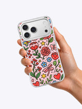 Heart Botanical Love Garden artwork gallery view 6 on an iPhone case