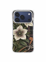 Hellebore flower with sage leaves and pruning shears iPhone 17 Pro case pattern two