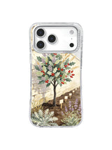 Herbal Winter Wall botanical cottagecore iPhone 17 Pro case pattern 3