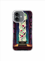 Herbarium of Unwritten Words iPhone 17 Case – Crimson Bloom Secret Manuscript artwork