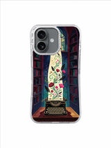Herbarium of Unwritten Words iPhone 17 Case – Hidden Library Floral Cipher artwork