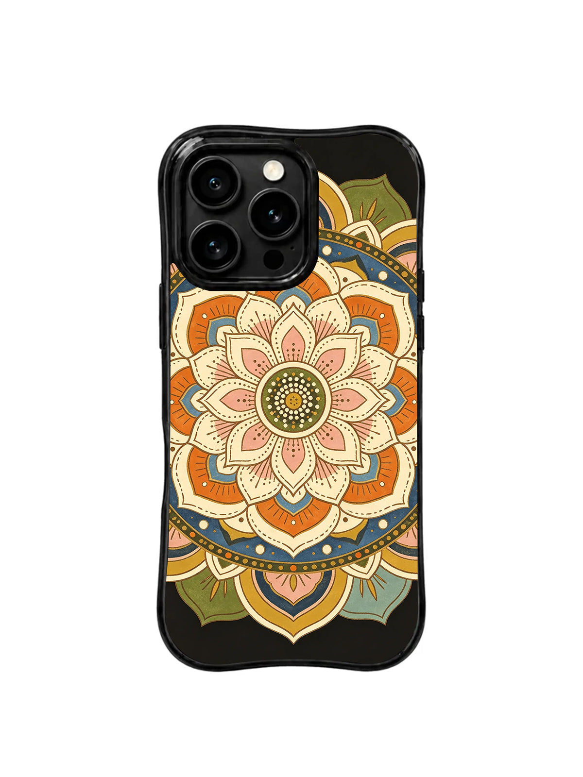 Heritage Lotus Seal iPhone 15 Pro case pattern