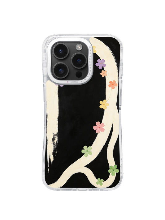 Hidden Flower Universe iPhone 16 Pro Max case front view