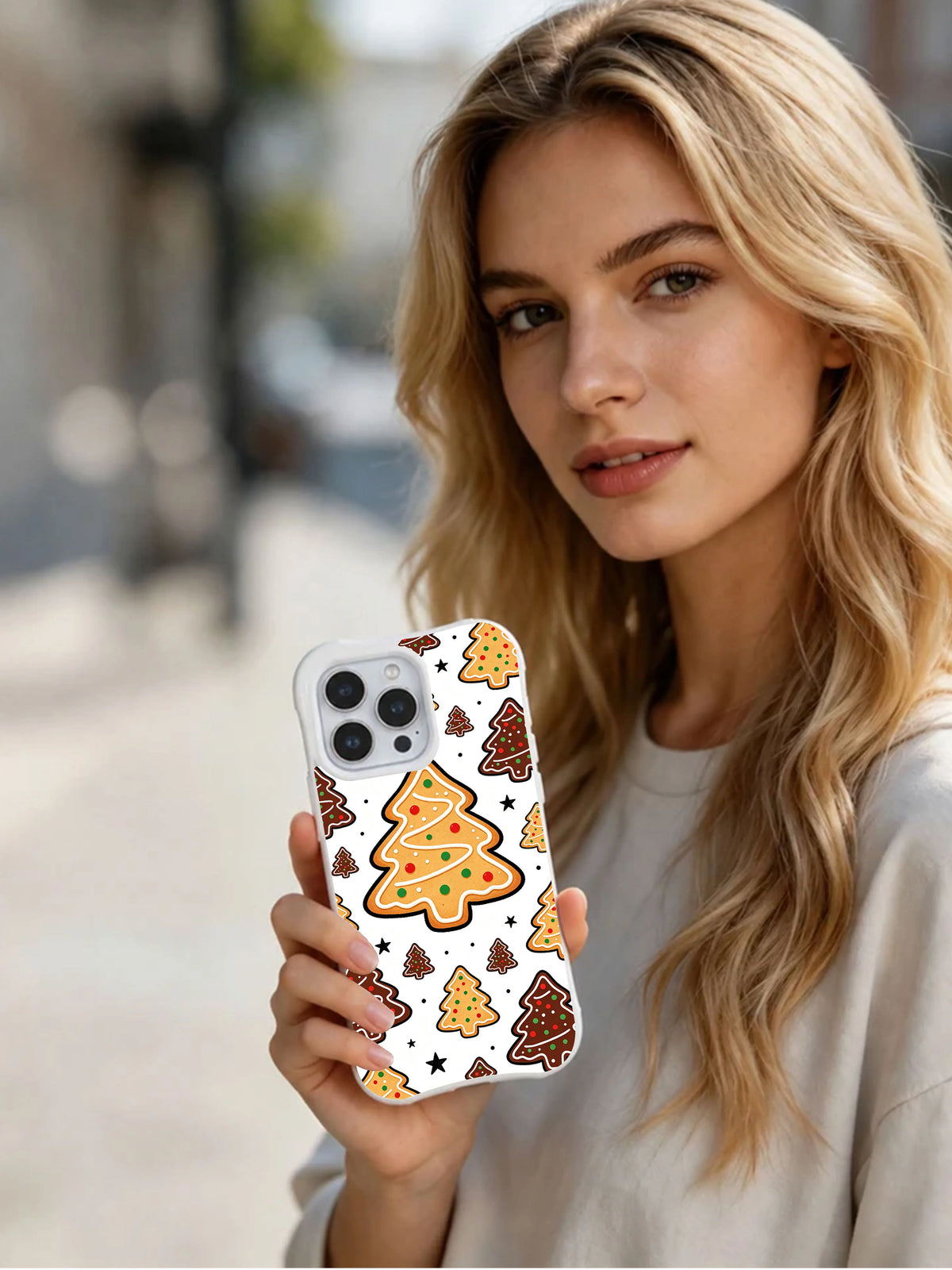 Holiday Cookie Echo holiday iPhone 13 Pro case lifestyle