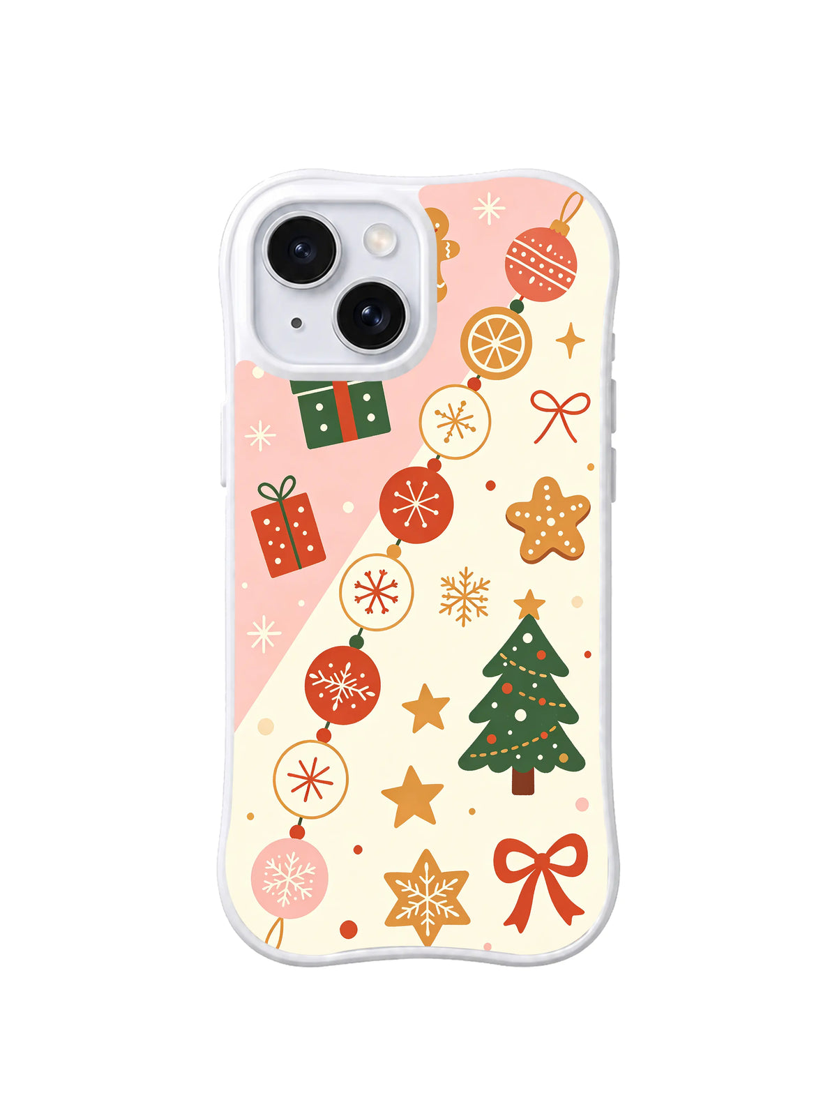 Ornament Garland Shelf Christmas iPhone 14 Plus case by Merry Vellum