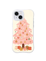 Pink Keepsake Christmas Tree iPhone 14 Plus case by Merry Vellum