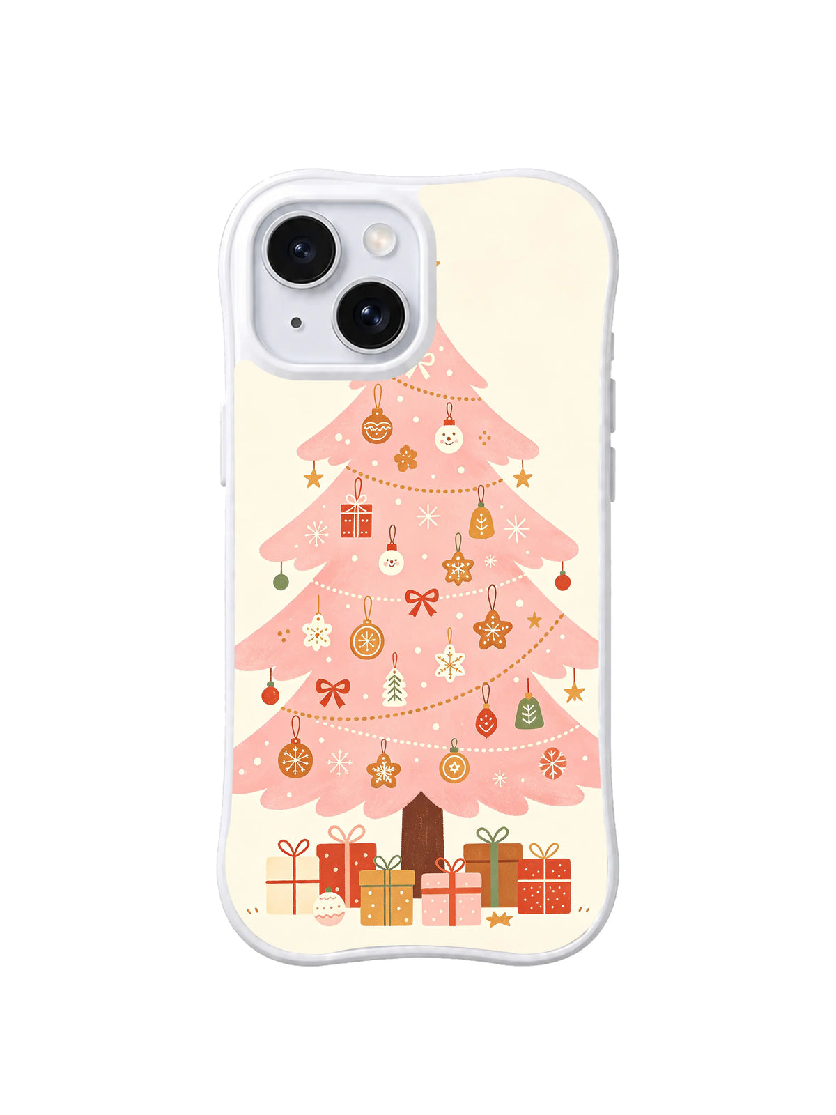 Pink Keepsake Christmas Tree iPhone 14 Plus case by Merry Vellum