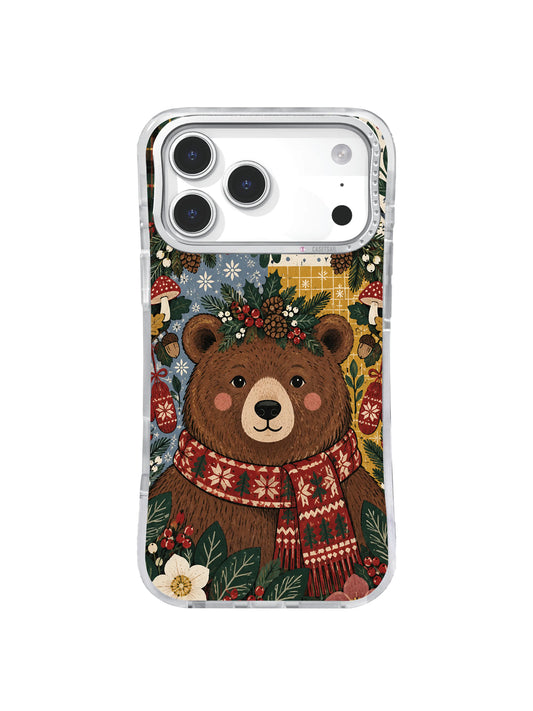 Holly Crown Guardian Holly-Crown Bear iPhone 17 Pro Max case pattern