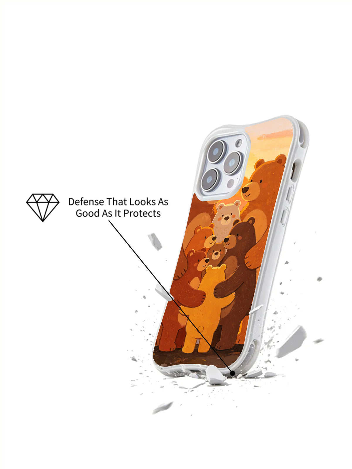 Homecoming Bears iPhone 14 Pro Max case product view 2