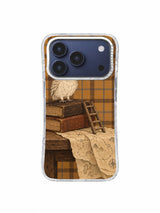 A Horizon Above the Books iPhone 17 Pro case front view