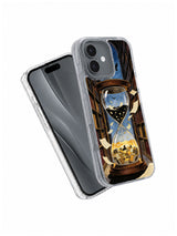 Hourglass Library iPhone 17 Case angled view