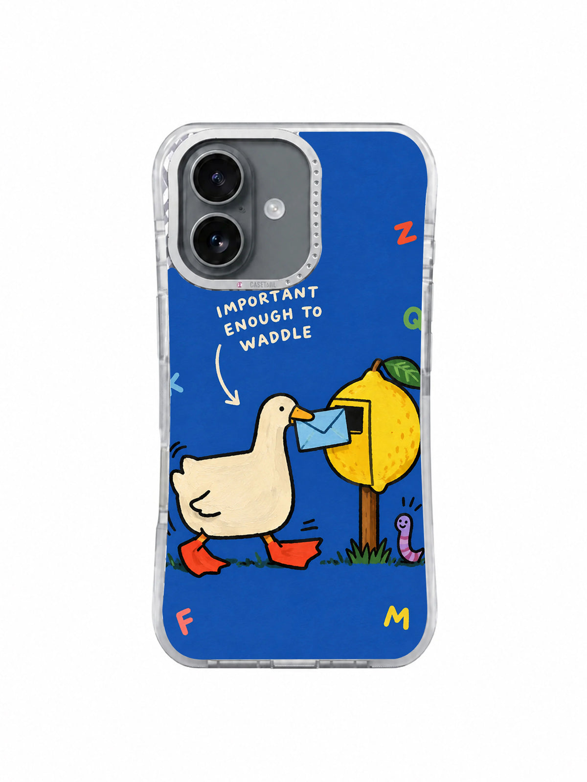 Important Enough to Waddle iPhone 16 case front view