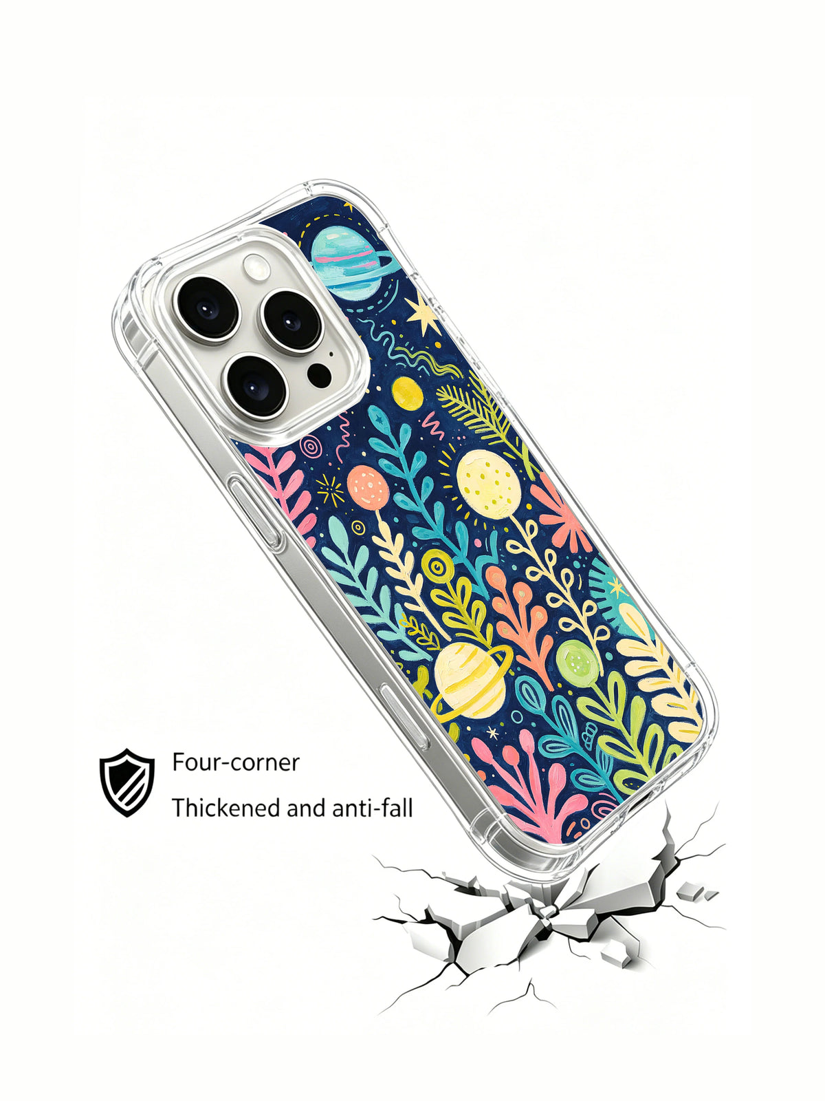 Infinite Color Dreams anti-fall iPhone 14 Pro Max case