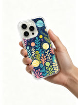 Infinite Color Dreams iPhone 14 Pro Max case in hand