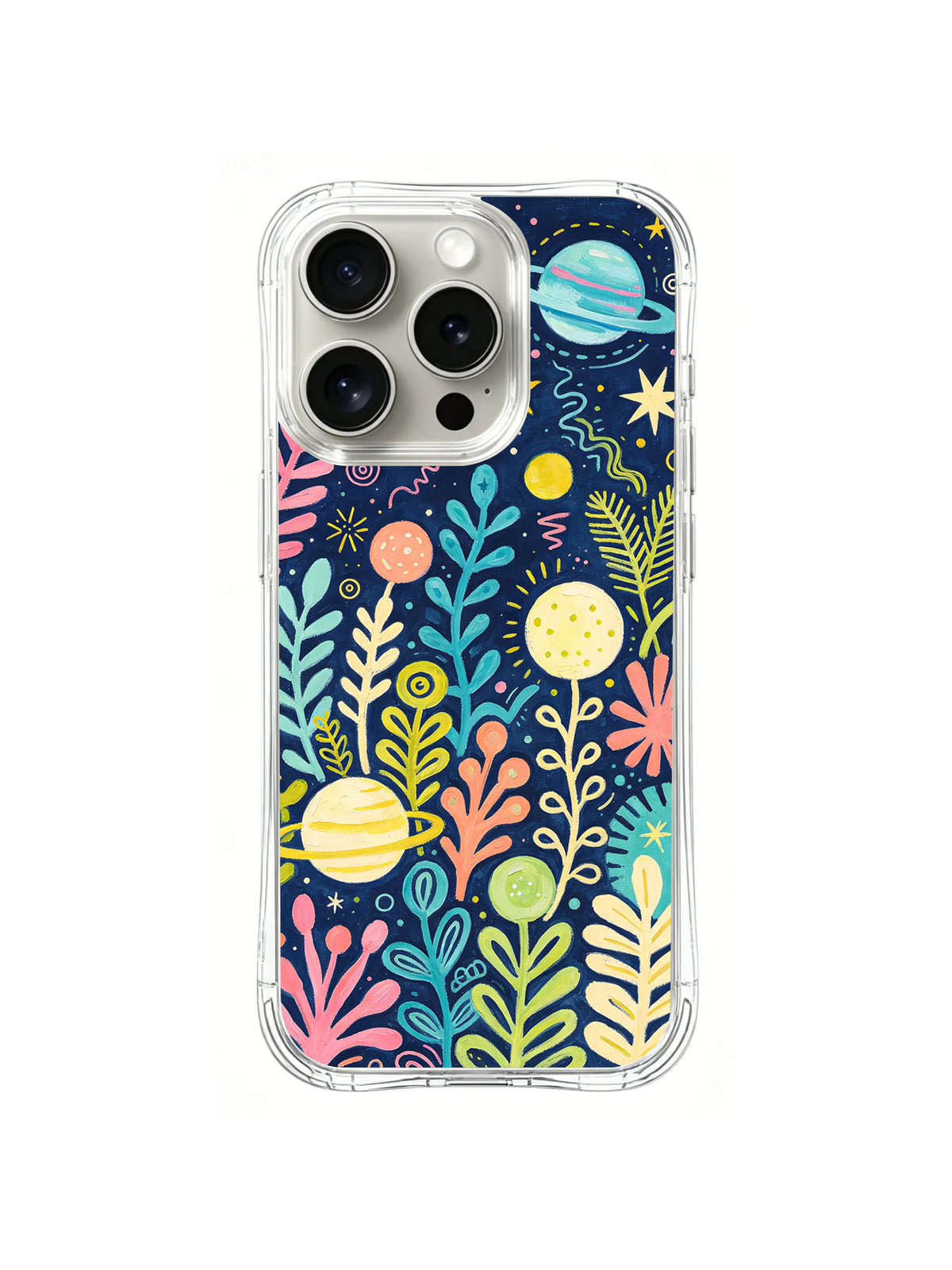 Botanical Planet Dream pattern iPhone 14 Pro Max case