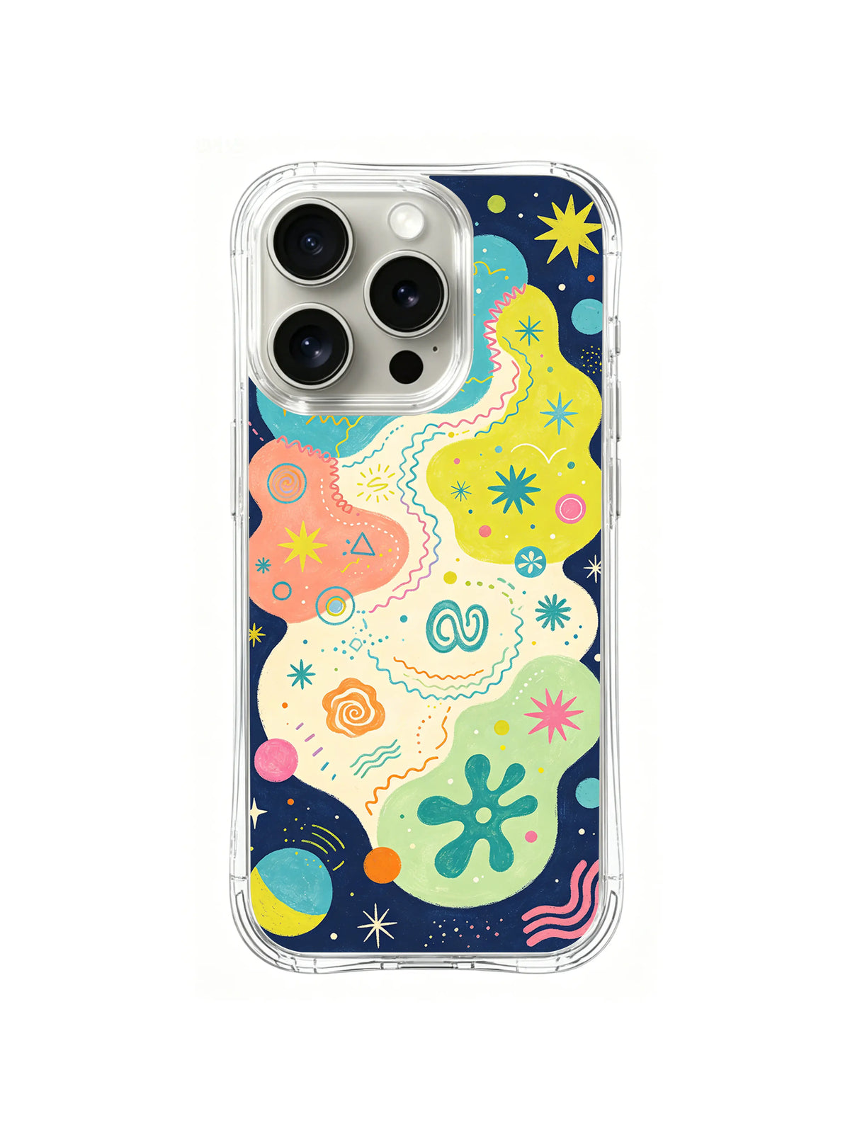Pastel Future Garden pattern iPhone 14 Pro Max case