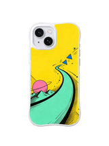 Cosmic Road Quest pattern iPhone 15 case