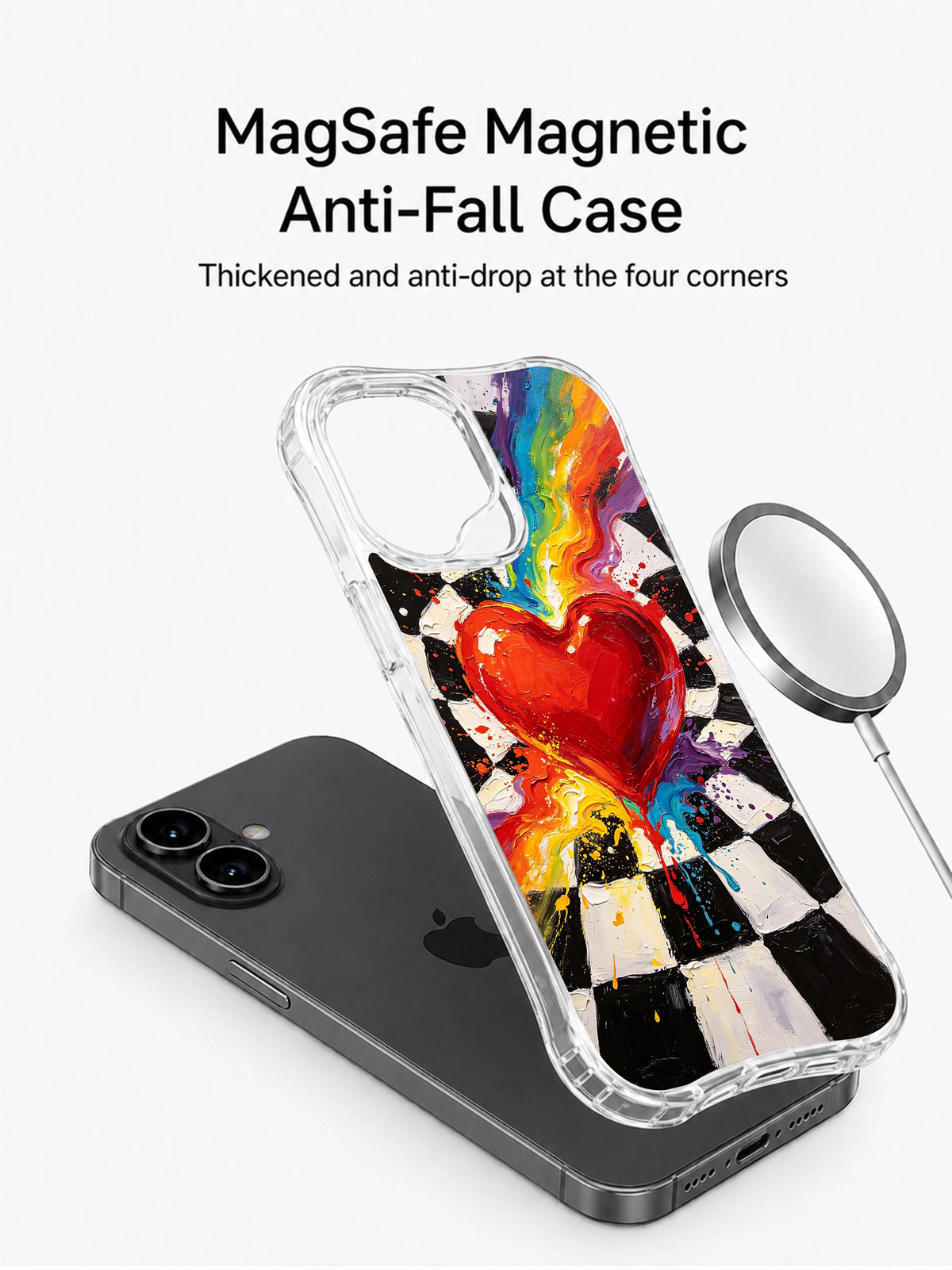 Infinite Heart Anthem expressive phone case side view