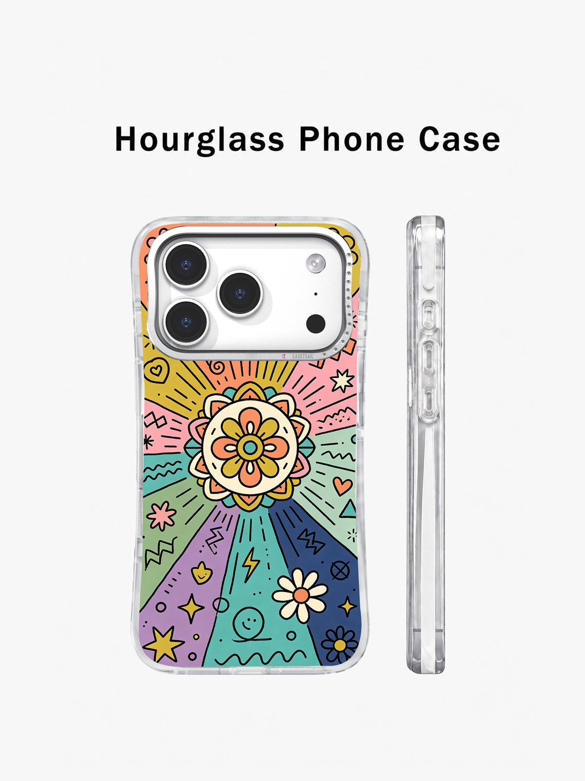 Infinite Joy Totem colorful folk art iPhone 17 Pro case