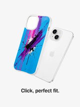 Ink Clash Ribbon bold feminine phone case lifestyle view