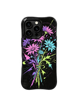 Ink Night Daisy Riot iPhone 16 Pro case front view