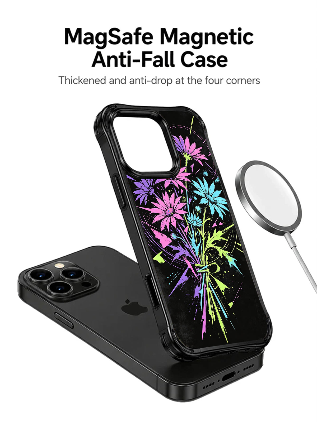 Ink Night Daisy Riot MagSafe case display
