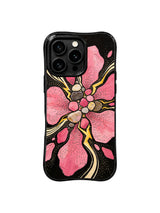 Midnight Daisy Orbit pattern iPhone 15 Pro case