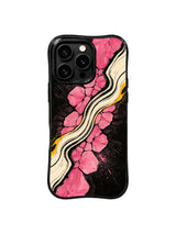 Stone Petal Burst pattern iPhone 15 Pro case