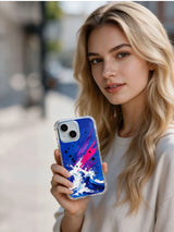 Neon Wave Ascent abstract ocean case presentation view