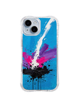 Tide Impact Cross blue abstract iPhone 15 Plus case