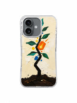 Rooted Light Tree iPhone 16 Pro case pattern