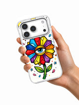 Hand holding the featured Freedom Bloom case