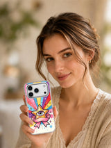 Person holding the featured Star Ribbon Dream case